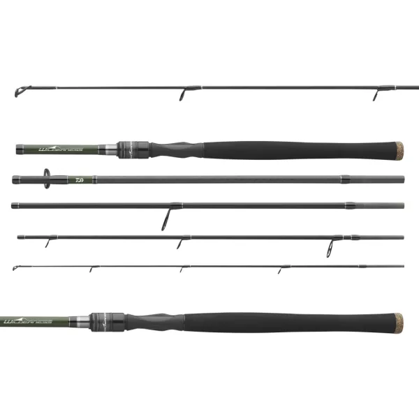 Daiwa Wilderness Travel 2,15m 5-15gr 5 részes Pergető Bot