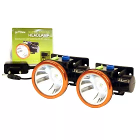   EnergoTeam Outdoor Lampada frontale super potente con adattatore DC 2 pezzi