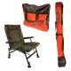 Carp Expert Comfort Camo Sedia da pesca (25x50cm) con set borsa a tracolla