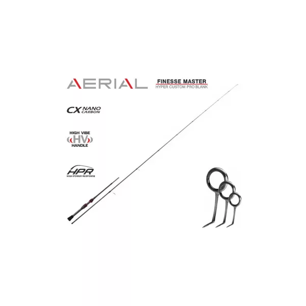 Rapture Aerial 1,8m 0,5-7gr Canna da Spinning in 1+1 sezioni