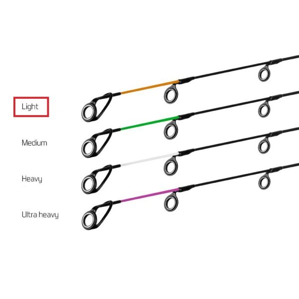Puntale Delphin CarbonGlass LIGHT River Trophy 360/400cm arancio