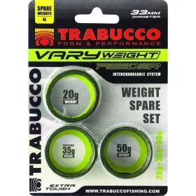   Trabucco Vary Weight Distance Cage Feeder 20gr, 35gr, 50gr Set Pesi per Pasturatore Feeder