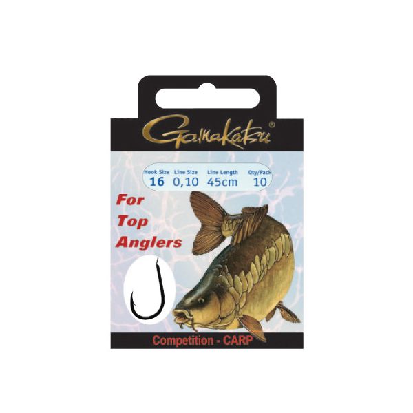 Gamakatsu Pre-legato BKS Bronzo 14 10pz/confezione Amo da boilies con paletta e ardiglione