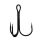 Gamakatsu Preda 13N Treble Hooks Nickel Ami a tre punte con occhiello e ardiglione #2