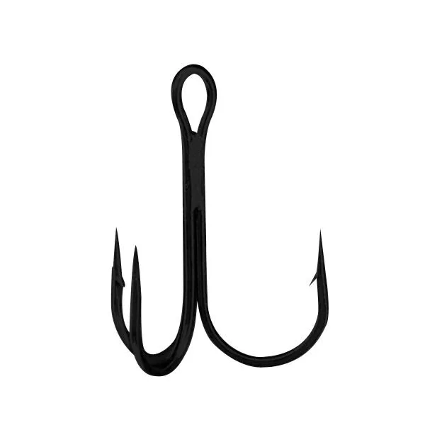 Gamakatsu Preda 13N Treble Hooks Nickel Ami a tre punte con occhiello e ardiglione #2