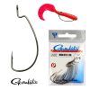 Gamakatsu LS-4644F/110 Nero 10/0 3pz/confezione Amo da pesca per predatori con occhiello e ardiglione