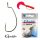 Gamakatsu Worm Offset Nero 2/0 5 pz/confezione Amo da predatore con occhiello e ardiglione