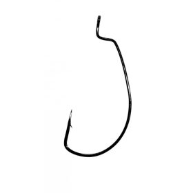   Gamakatsu Worm Offset Nero 5/0 5 pz/confezione Amo da predatore con occhiello e ardiglione