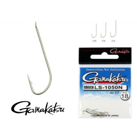   Gamakatsu LS-3510F/008 N/L Nero 8 15pz/confezione Amo da Feeder con paletta e ardiglione