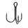 Gamakatsu Preda 18 Treble Hooks Black Amo Triplo con Occhiello e Ardiglione #1