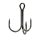 Gamakatsu Preda 18 Treble Hooks Black Amo Triplo con Occhiello e Ardiglione #2