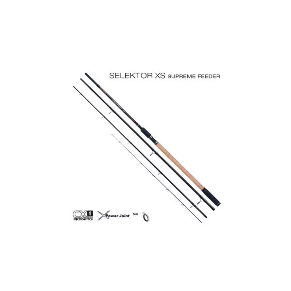 Trabucco Selektor XS Supreme 3m 80gr 2+3 pezzi Canna da Feeder