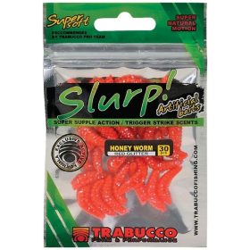   Trabucco Slurp Bait Honey Worm Red Glitter Larva d'ape Rosso Sangue 30pz