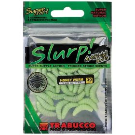  Trabucco Slurp Bait Honey Worm XL Flu Larva d'ape artificiale 25pz