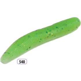 Trabucco Slurp Bait Fat Trout Worm Fluo Green 10pz