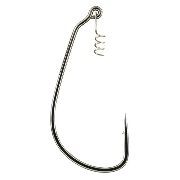 Gamakatsu Worm EWG Hooks Spring Lock Black #3/0 amo