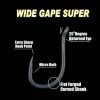 Gamakatsu G-Carp Wide Gape Super Nero 2 10pz/confezione Amo da carpfishing con micro ardiglione ad occhiello