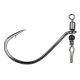 Gamakatsu Preda Swivel Shot Black Hooks #2 Amo con Girella