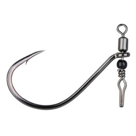 Gamakatsu Preda Swivel Shot Black Hooks #1/0 Amo con girella
