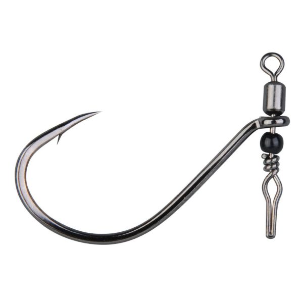 Gamakatsu Preda Swivel Shot Black Hooks #1/0 Amo con girella