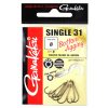Gamakatsu Single 31 Hooks Black #12 amo