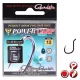 Gamakatsu Power Carp Hair Rigger Nero 14 10 pezzi/confezione Amo da feeder con occhiello e ardiglione