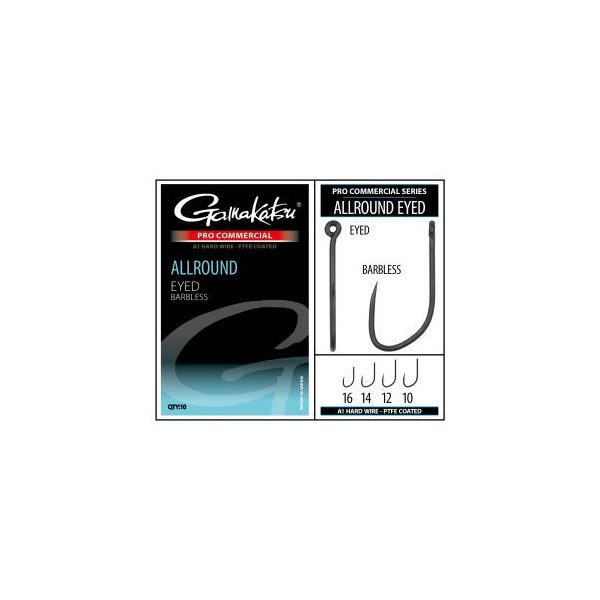 Gamakatsu Coars Pro-C Allround Eyed A1 PTFE BL Amo Senza Ardiglione con Occhiello #12