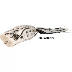 Rapture Popper Frog 6cm 15gr Albino Rana in Gomma