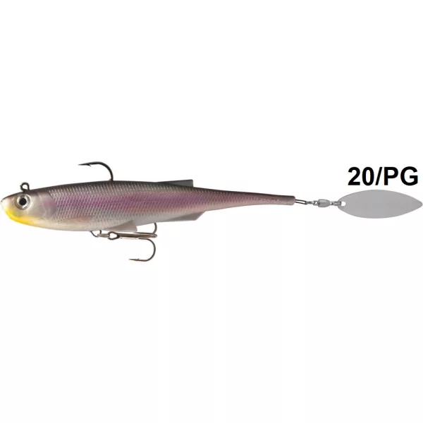 Rapture Mad Spintail Shad 10cm PG Shad in Gomma