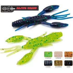   Rapture ULC Alive Craw 5cm 1,8gr Black Esca in gomma morbida 12 pz
