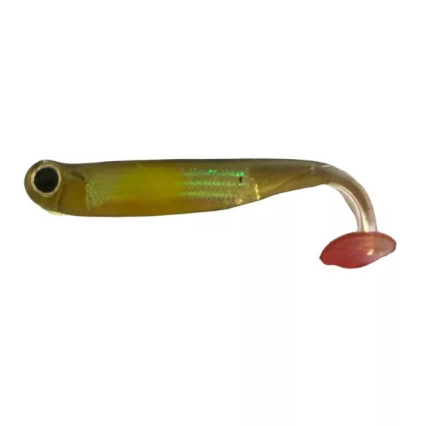 Rapture Power Minnow Hummer Tail 7,5cm Brownie Esca in plastica 6 pz