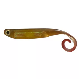   Rapture Power Minnow Curly Tail 7,5cm Brownie Esca in plastica 6 pz