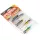 Rapture Power Minnow Set Shad Tail Acqua limpida 7,5cm 5gr Esca in gomma morbida 4 pz