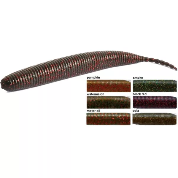 Rapture W. Mouse Tail Jerk 9,5cm Pumpkin Esca in gomma morbida 10 pz