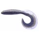 Rapture Fun Tail Grub 6,5cm Black Silver Esca in Plastica 10 pz