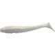 Rapture Ribbed Swing Shad 7cm Bianco Fantasma Esca Artificiale in Plastica 12 pz
