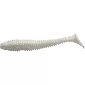   Rapture Ribbed Swing Shad 4cm Fantasma Bianco Esca in plastica 14pz