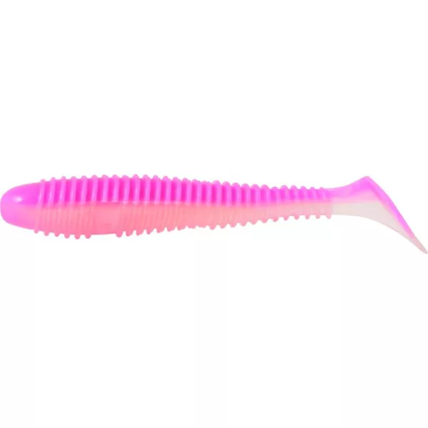 Rapture Ribbed Swing Shad 4cm Pink Shake Esca in plastica 14pz