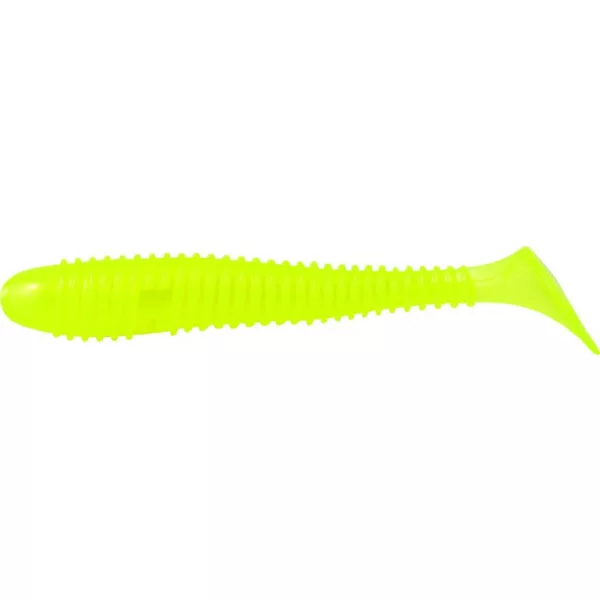 Rapture Ribbed Swing Shad 4cm Giallo Neon Esca in plastica 14pz