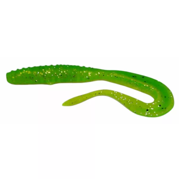 Rapture Mad Worm 10cm Neon Green Esca in Plastica 10 pz