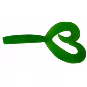 Rapture Twin Grub 9cm Green Lime Esca in Plastica 10pz