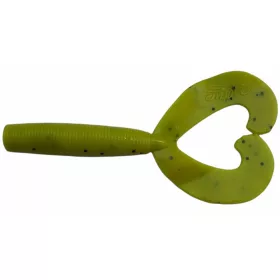 Rapture Twin Grub 9cm Chartreuse Esca in Plastica 10pz