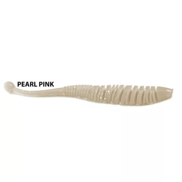 Rapture Evoke Worm 6cm Pearl Pink Esca in Plastica 12 pz