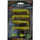 Rapture Slugger Shad Set 7,5cm Chartreuse Fantasma Set di Esche Artificiali 4+2 pz