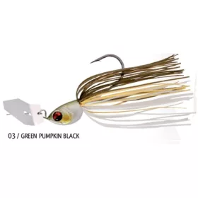 Rapture Windex BK Chatter Bait 14gr GPB Jig Head con Skirt