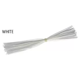   Rapture Gonna di Ricambio Spinner & Jig White Gonna di Gomma Esca in Plastica