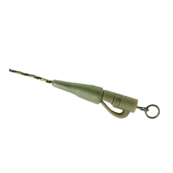 K-Karp DT XTR Clip 90cm Terminale Piombato Verde con Sgancio Rapido 2pz