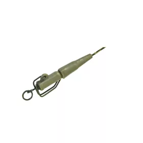   K-Karp DT XTR GTD Clip 90cm Terminale Piombato Verde con Clip di Sicurezza 2pz