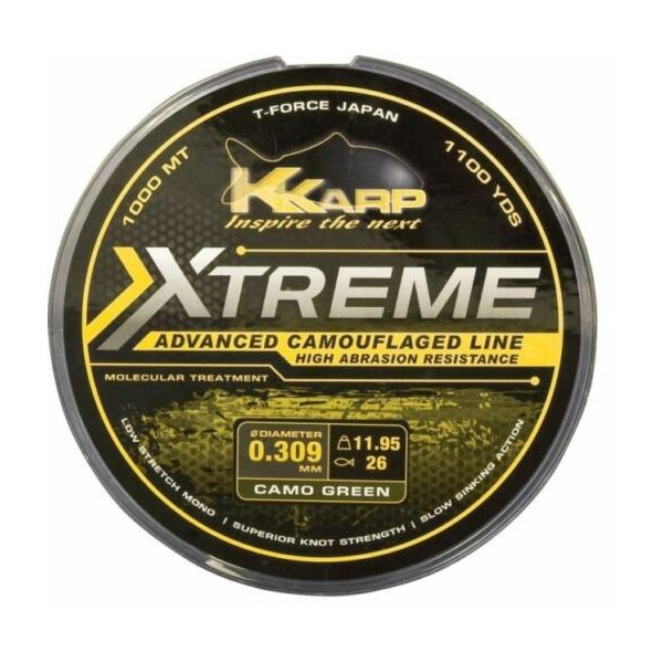 K-Karp Extreme Camo Weed 1000m 0,28mm Monofil Filo Principale