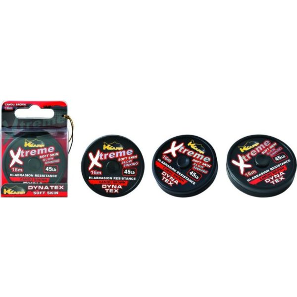 K-Karp Dyna Tex Xtreme Soft 16m 25lb Camo Verde Terminale